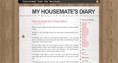 Desktop Screenshot of myhousematesdiary.com