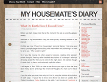 Tablet Screenshot of myhousematesdiary.com